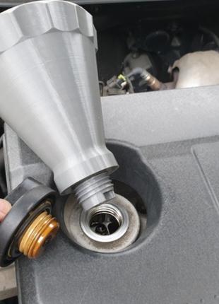 Kia Hyundai лейка для залива масла с вентиляцией и резьбой