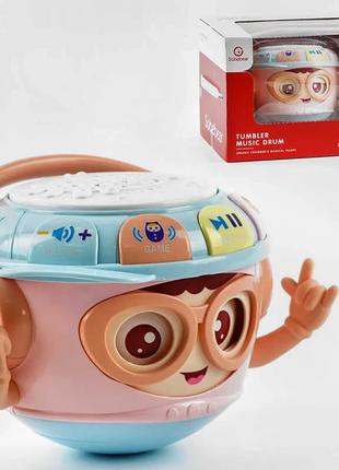 Музыкальная игрушка неваляшка для детей YL 613 с проектором, р...