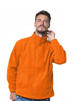 Флисовая кофта JHK POLAR FLEECE MAN, размер M, оранжевый мужск...