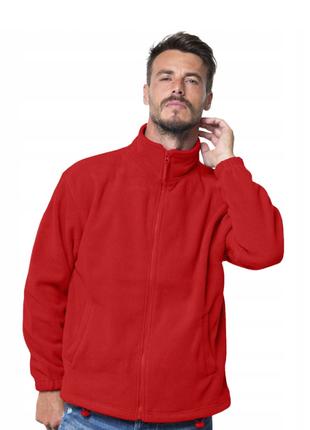 Флісова кофта JHK POLAR FLEECE MAN, розмір XL, червоний чолові...