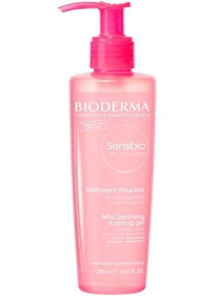 Біодерма Сенсібіо очисний гель для чутливої шкіри Bioderma Sen...