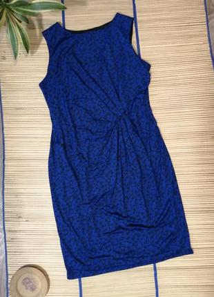 Плаття синє жіноче l-xl