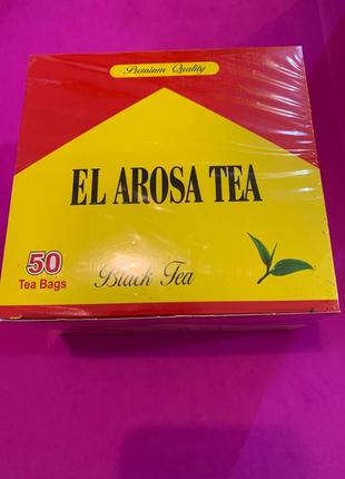 Чай египетський чорний дрібно-мелений El Arosa Tea 50 пакетиків