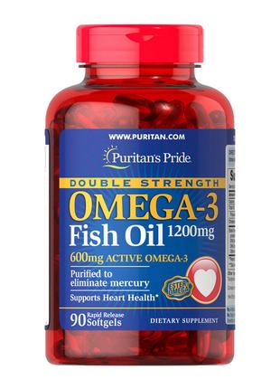 Рыбий жир Омега-3 Puritan's Pride Omega-3 Fish Oil Double Stre...
