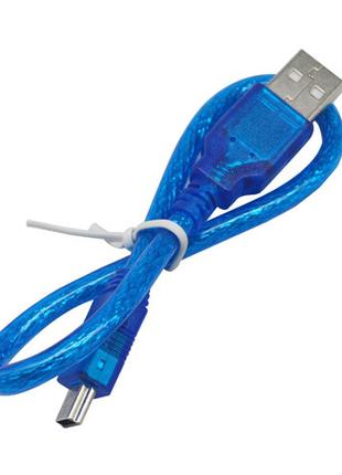 Кабель USB - MiniUSB 0.5м для Arduino, смартфона, экранированный