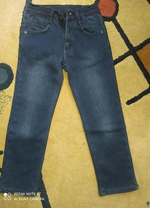 Утеплені джинси на флісі 6-7 років