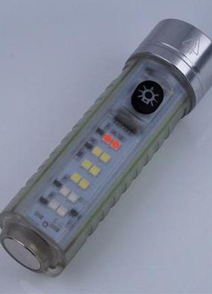 Светодиодный фонарик с usb зарядкой арт. 03372