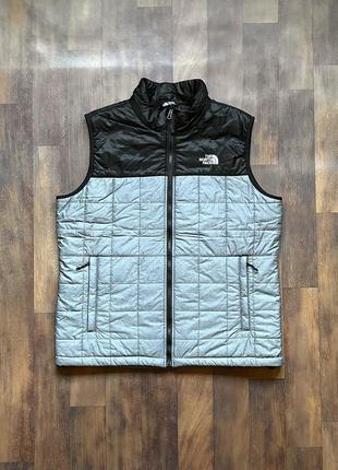 Жилетка the north face tnf серая мужская размер xl безрукавка