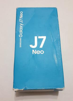 Коробка оригинальная черная для samsung j7 neo j701 duos