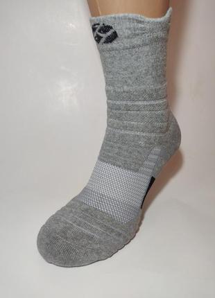 Спортивные носки унисекс 37-45 розмер серые