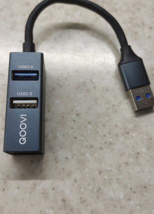 Usb hub 3.0 qoovi (1 порт), и usb 2.0 (3 порта)