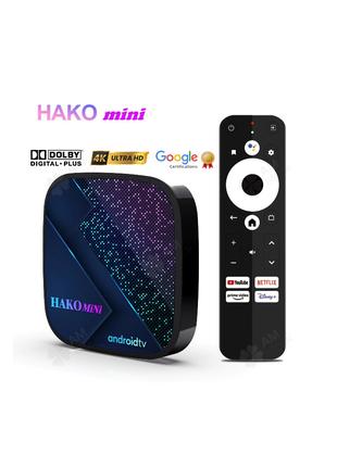 TV Box HAKO Mini 4/32Gb Amlogic S905Y4 4K Netflix ТВ-приставка