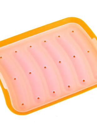 Форма для домашніх сосисок і кебабів "Bradex", помаранчева