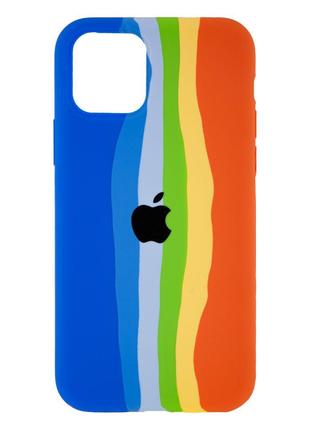 Силиконовый Чехол Радуга Silicone Case для iPhone Xr Rainbow N...