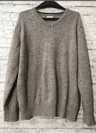 Шикарный шерстяной свитер пуловер
