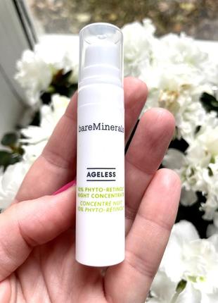 Нічний концентрат для обличчя bare minerals ageless 10% phyto-...