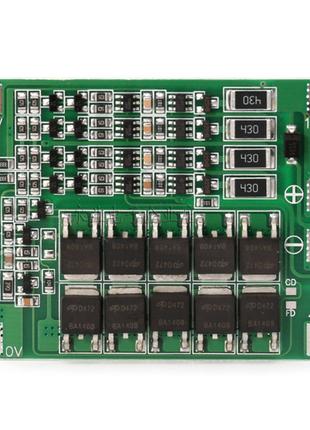 BMS 4s Контроллер плата BMS с балансиром 4S Li-Ion 14.8(16,8В)...