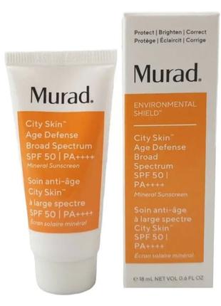Крем для обличчя murad murad city skin age defense broad spectrum
