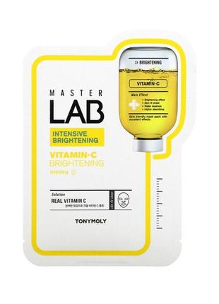 Tony moly master lab, vitamin-c brightening, 1 sheet, 19 g