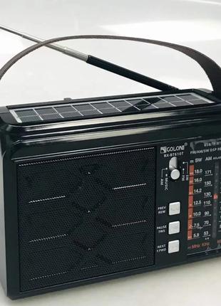 Радиоприёмник GOLON RX-BT610T; Solar, Bluetooth, 5v charge