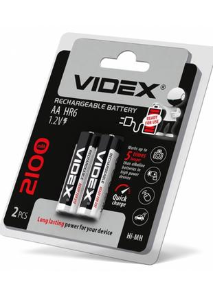 Аккумулятор Videx HR06 АА 2100 mAh Ni-MH 1.2V 2 шт