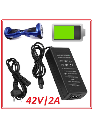 Зарядное для гироборда 42V 2A гироскутера зарядка адаптер блок