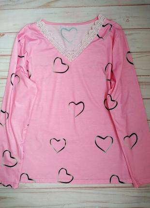 Нежно-розовая пижамная кофта