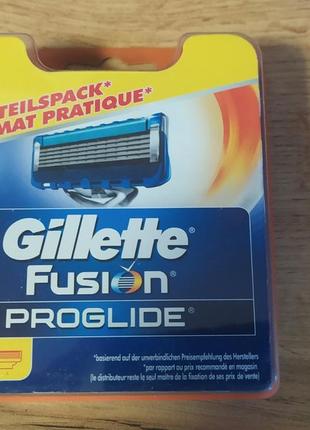 Леза, касети картриджі Gillette Fusion Proglide New Box 8 шт Ж...