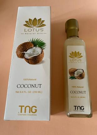 Кокосова олія. TNG Lotus Coconut oil. 250ml