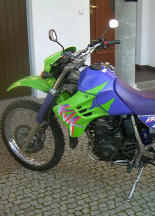 Наклейки на мотоцикл бак пластик klr Kawasaki  кавасаки