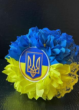 Резинка для волос с украинской символикой