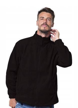 Флисовая кофта JHK POLAR FLEECE MAN, размер XXL, черный мужско...