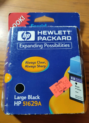 Картридж HP 29 Black 51629AE черный оригинал струйного принтера