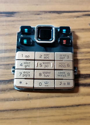 Клавіатура для телефону Nokia 6300-Gold