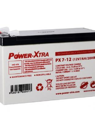 Аккумуляторная батарея AGM Power-Xtra PX7-12(28W), Gray Case, ...