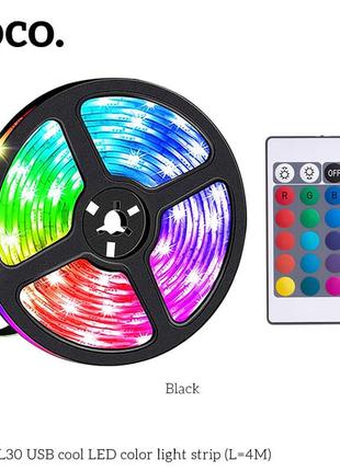 Стрічка на світлодіодах RGB HOCO USB cool LED color light stri...