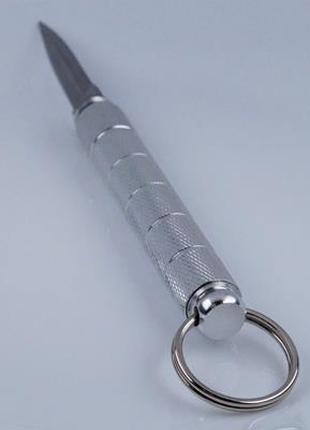 Брелок-нож/стеклобой на ключи (серебро) арт. 03382