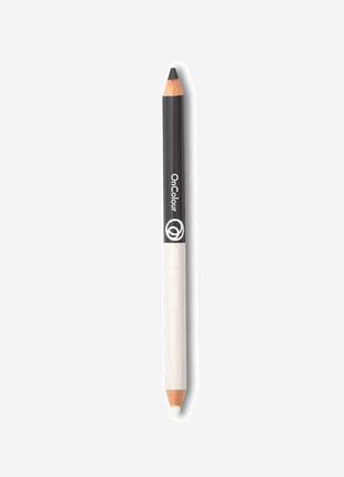 Двосторонній олівець для очей OnColour Сніг і Графіт