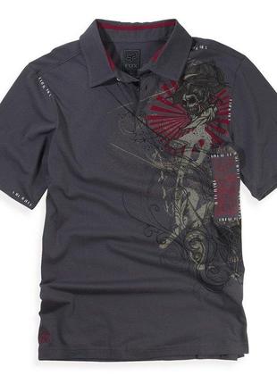 Поло FOX Inked Polo (Charcoal), XL, XL