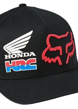 Кепка FOX HONDA HRC FLEXFIT HAT (Black), S/M, L/XL