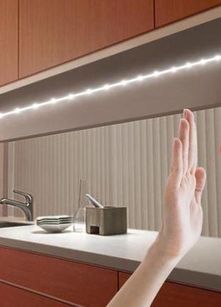 Светодиодная лента LED с датчиком движения 2м White ЛЕД стрічк...