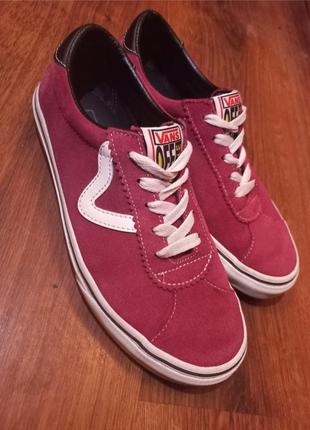 Кеди vans бордовые розмір: 38