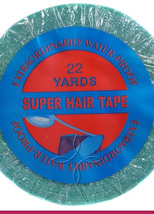 Лента для Наращивания Волос Двухсторонняя Cиняя Super Hair Tap...