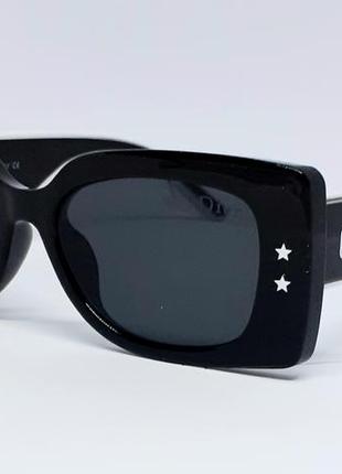 Christian dior очки женские солнцезащитные черно белые