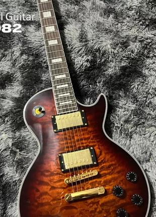 Электрогитара Gibson Les Paul Custom Burst Fire