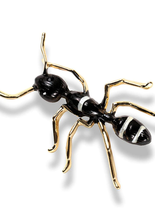 Брошь брошка муравей эмаль