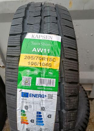Зимові вантажні шини 205 70 r15C 106/104S Kapsen Snowshoes AW11