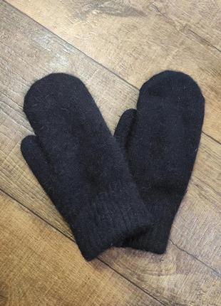 Рукавиці рукавиці жіночі чорні світлі беж теплі