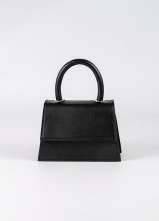 Женская сумка кроссбоди черная сумка через плечо черный клатч