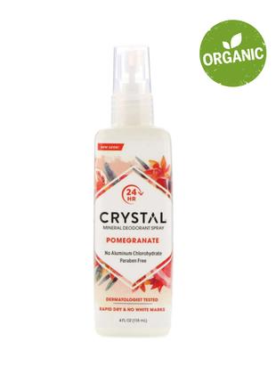 Crystal Body Deodorant, дезодорант-спрей с запахом граната